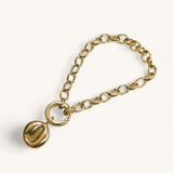 Jennifer Loiselle Belcher Chain Gold Vermeil Stacker Charm Bracelet
