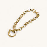 Jennifer Loiselle Belcher Chain Gold Vermeil Stacker Charm Bracelet