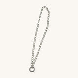 Jennifer Loiselle Belcher Chain Silver Stacker Charm Necklace