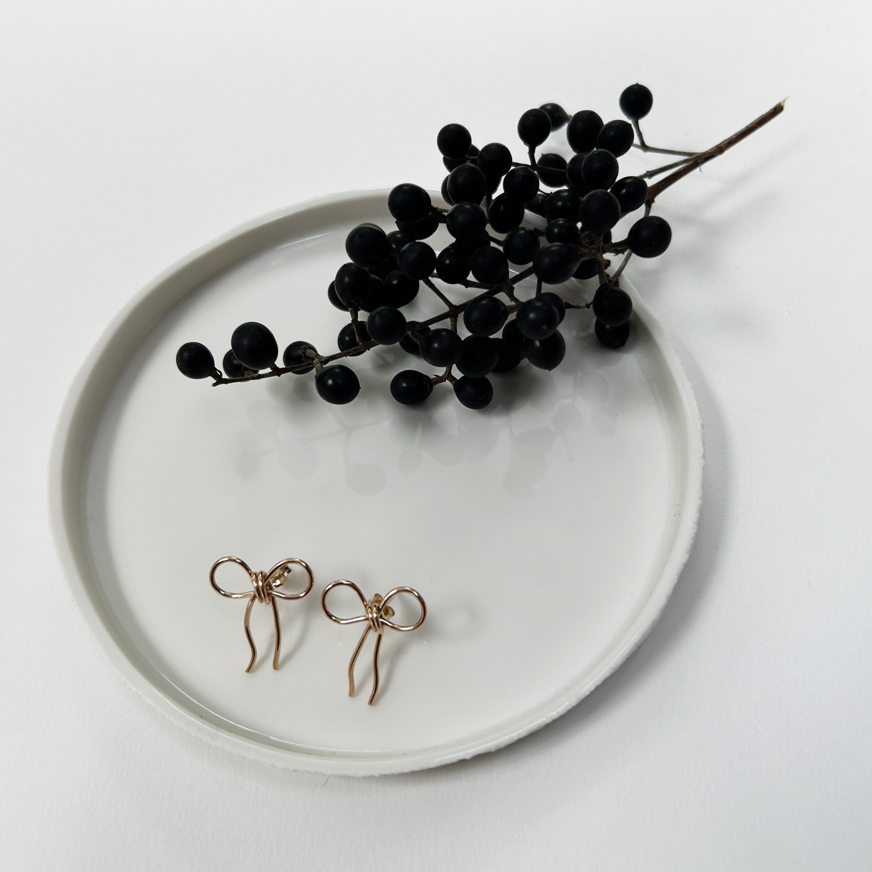 Jennifer Loiselle gold filled bow earrings