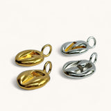 Jennifer Loiselle bubble initial letter pendant silver gold vermeil