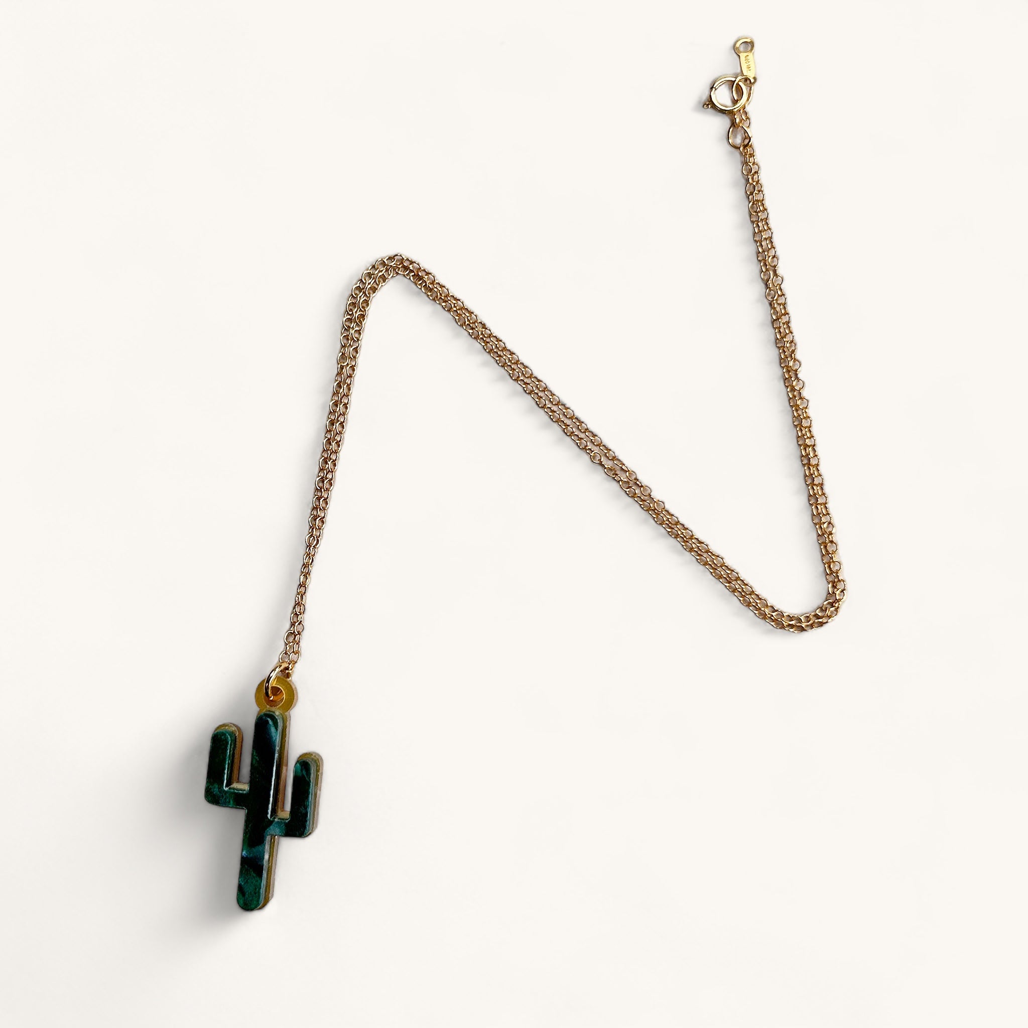 Jennifer Loiselle Cactus Charm Necklace