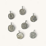 Jennifer Loiselle personalised Lucky Charm Organic Chain Silver Necklace