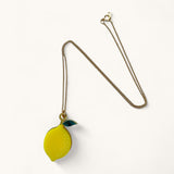 Jennifer Loiselle lemon charm necklace