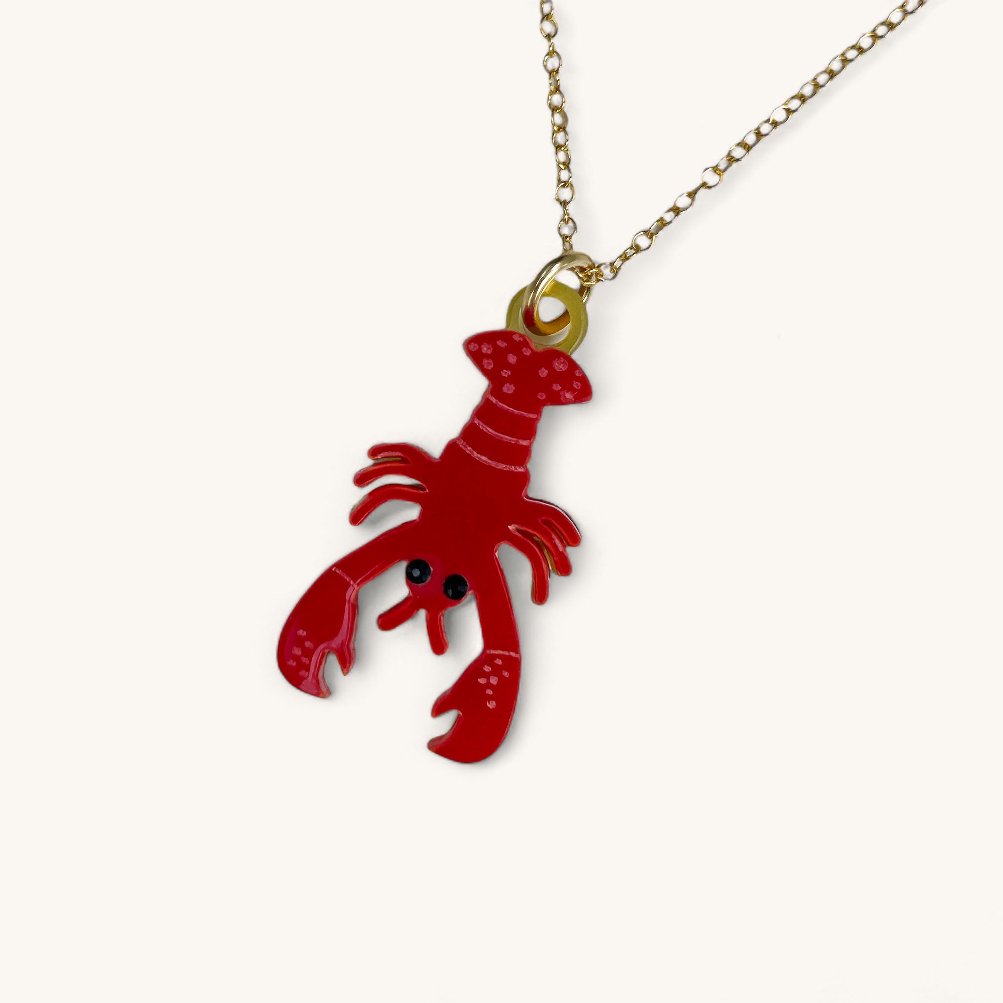 Jennifer Loiselle lobster pendant charm brooch