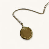 Jennifer Loiselle Lucky Cat Necklace in silver and gold vermeil