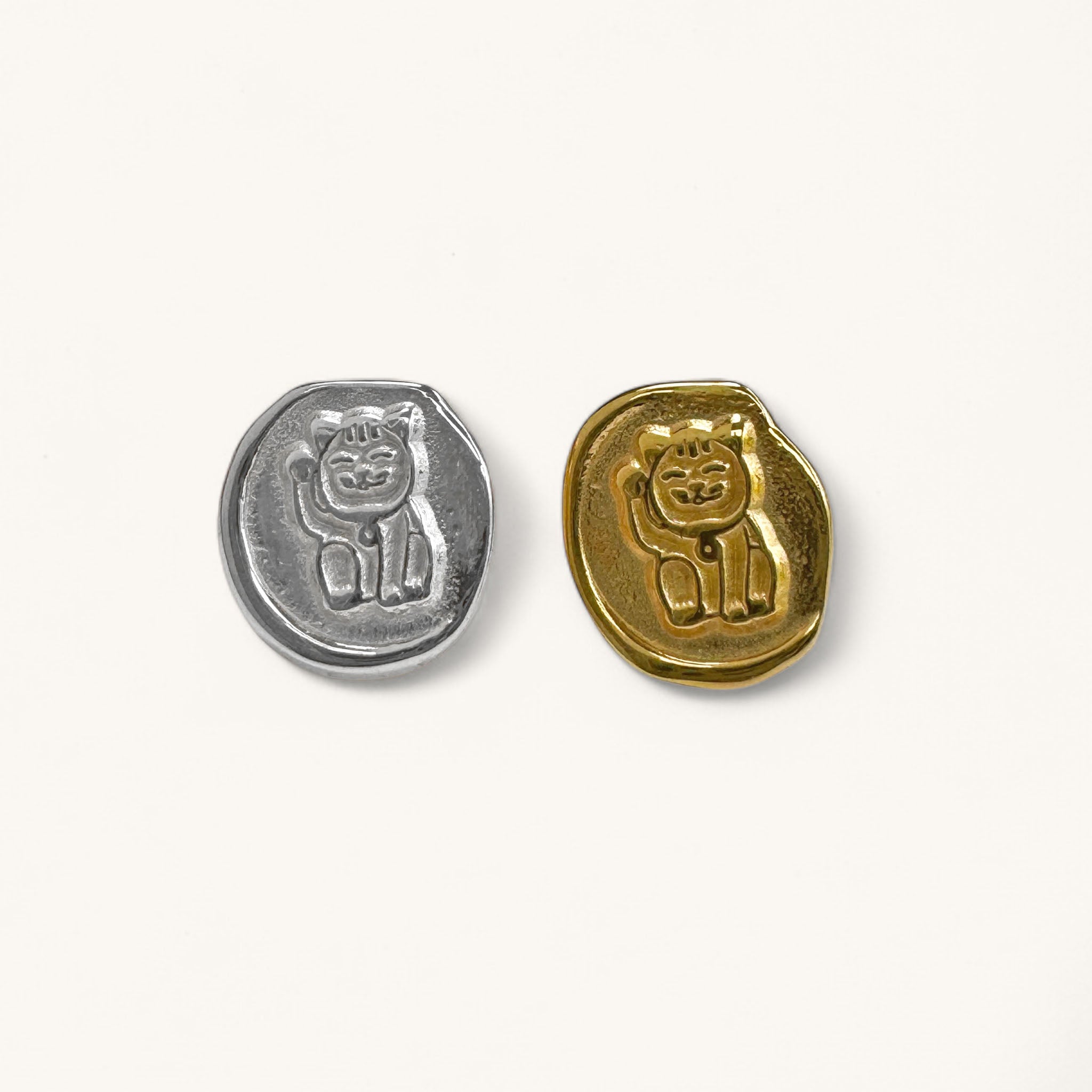Jennifer Loiselle Lucky Cat Stud Earrings