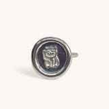 Jennifer Loiselle Lucky Cat Ring Oxidised Silver