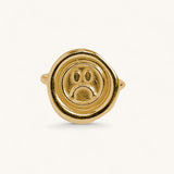 Jennifer Loiselle gold vermeil Sad Face Ring