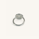 Jennifer Loiselle Stamped Heart ring in recycled silver