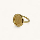 Jennifer Loiselle frame ring in gold vermeil