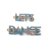 Jennifer Loiselle Let's Dance word hair clips