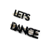 Jennifer Loiselle Let's Dance word hair clips