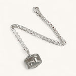 Jennifer Loiselle silver horse lost wax pendant on a belcher necklace