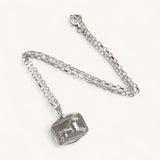 Jennifer Loiselle silver horse lost wax pendant on a belcher necklace