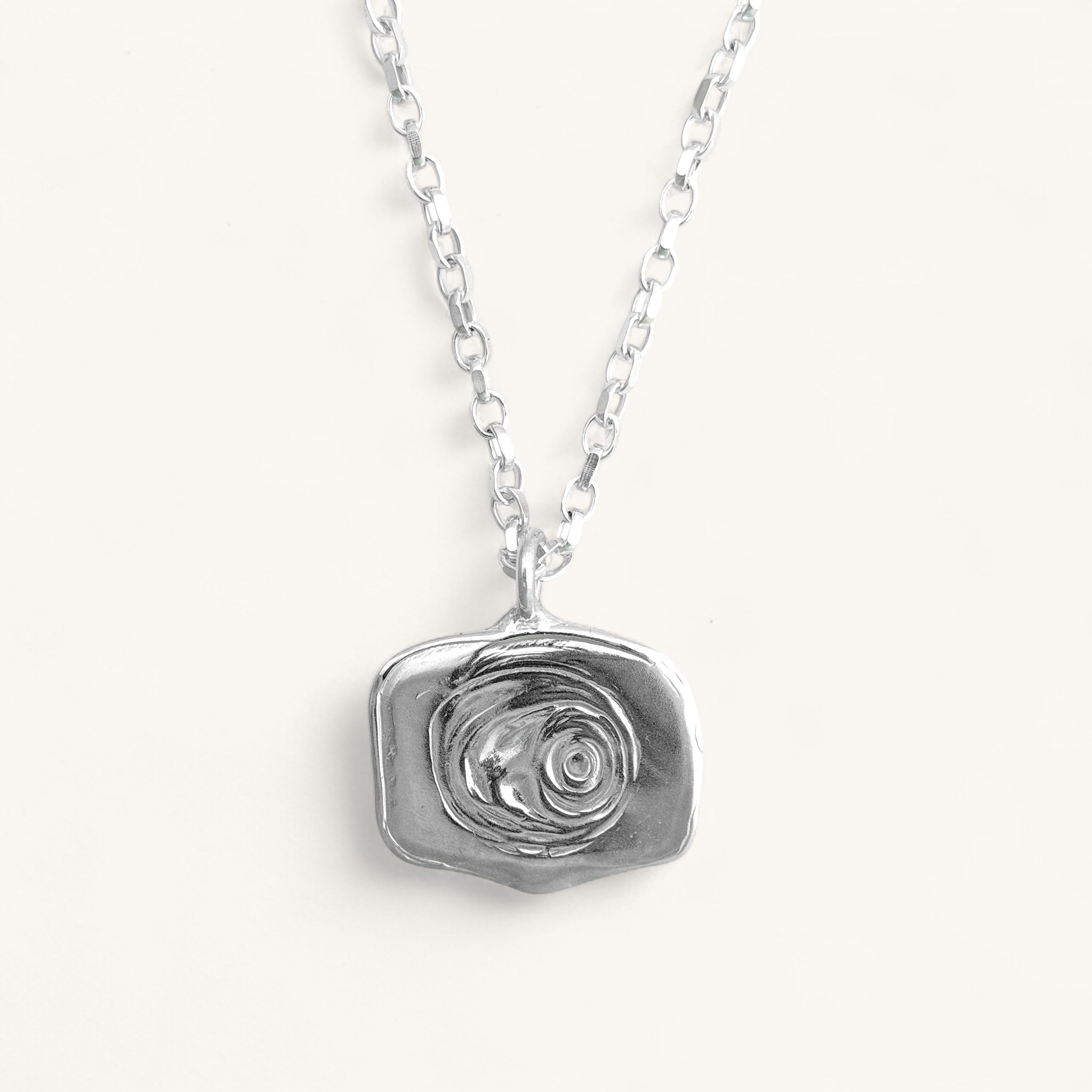 Jennifer Loiselle silver horse lost wax pendant on a belcher necklace