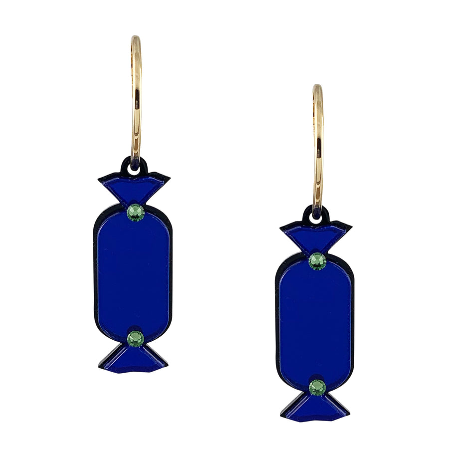 Jennifer Loiselle laser cut acrylic sweet hoop earrings