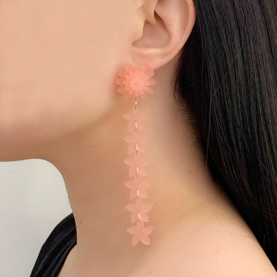 Jennifer Loiselle floral drop earrings