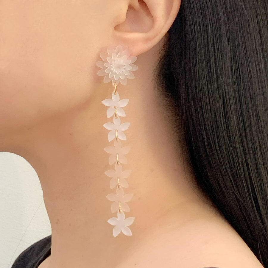 Jennifer Loiselle floral drop earrings