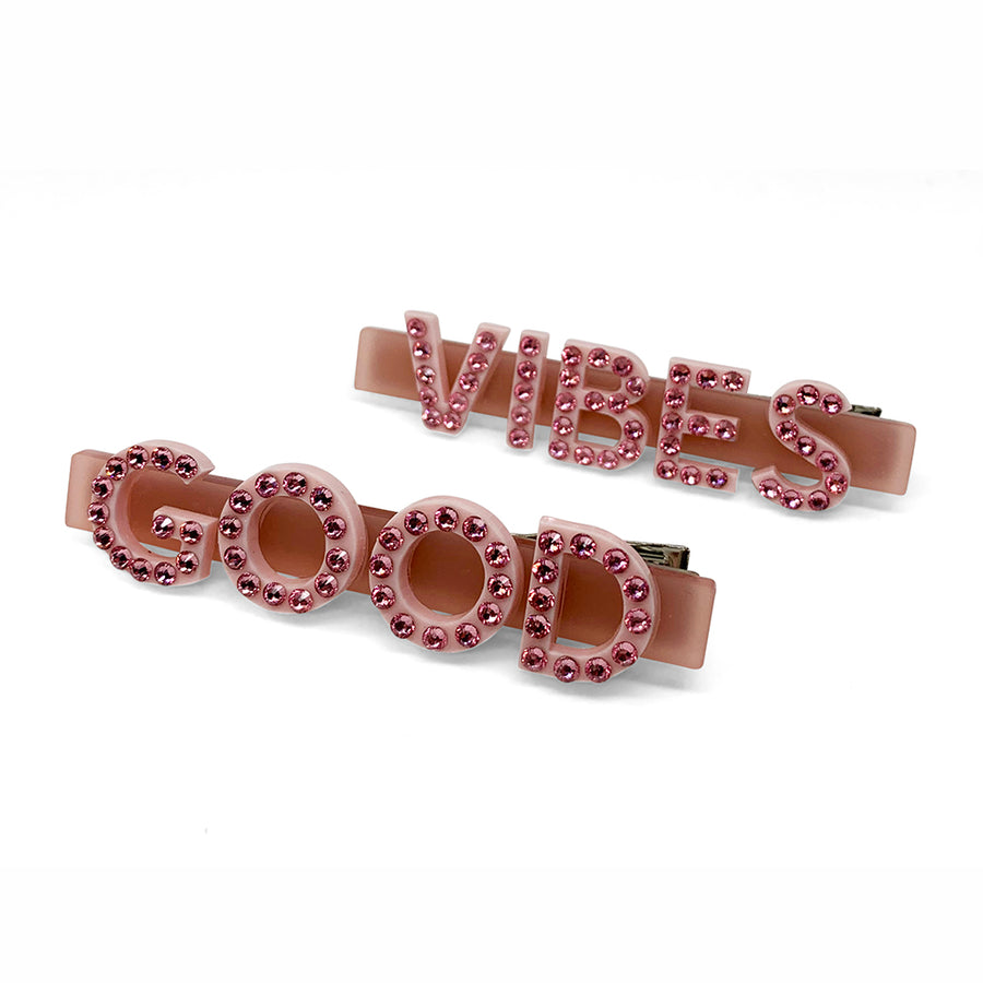 Jennifer Loiselle Good Vibes hair clips