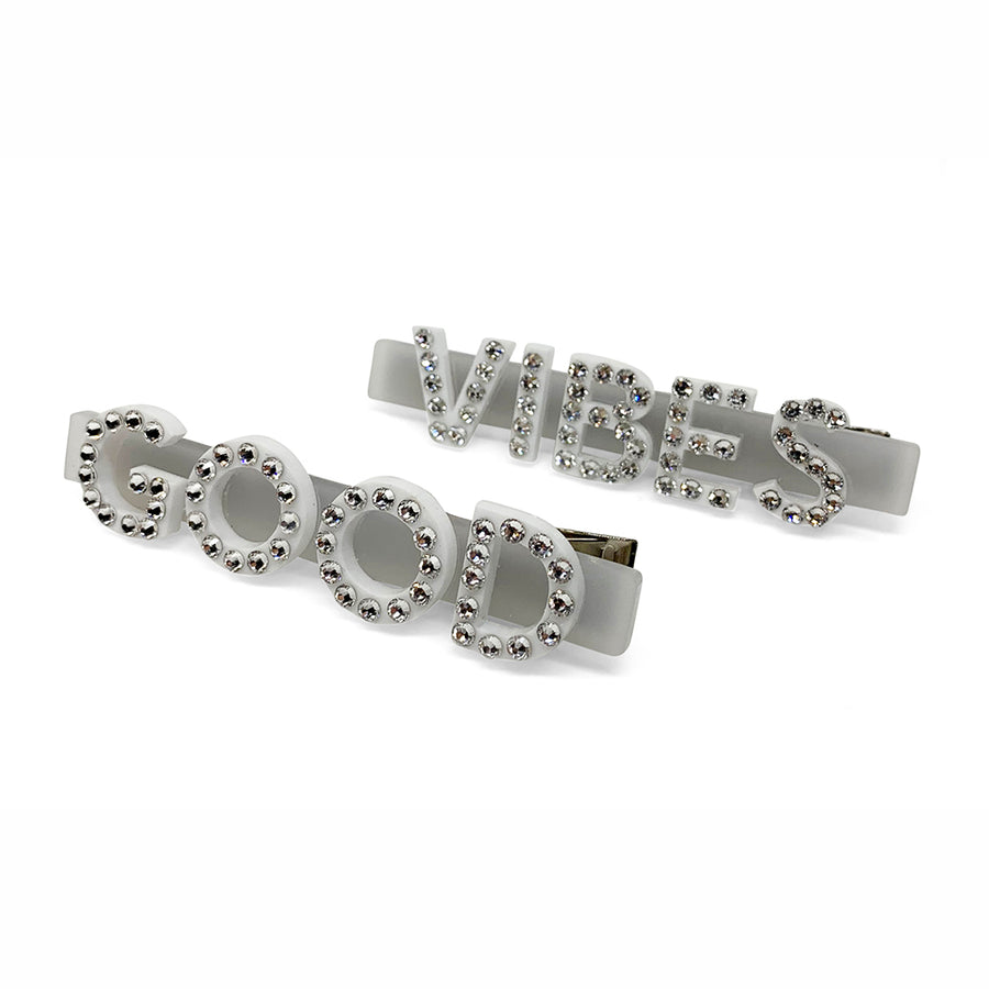 Jennifer Loiselle Good Vibes hair clips
