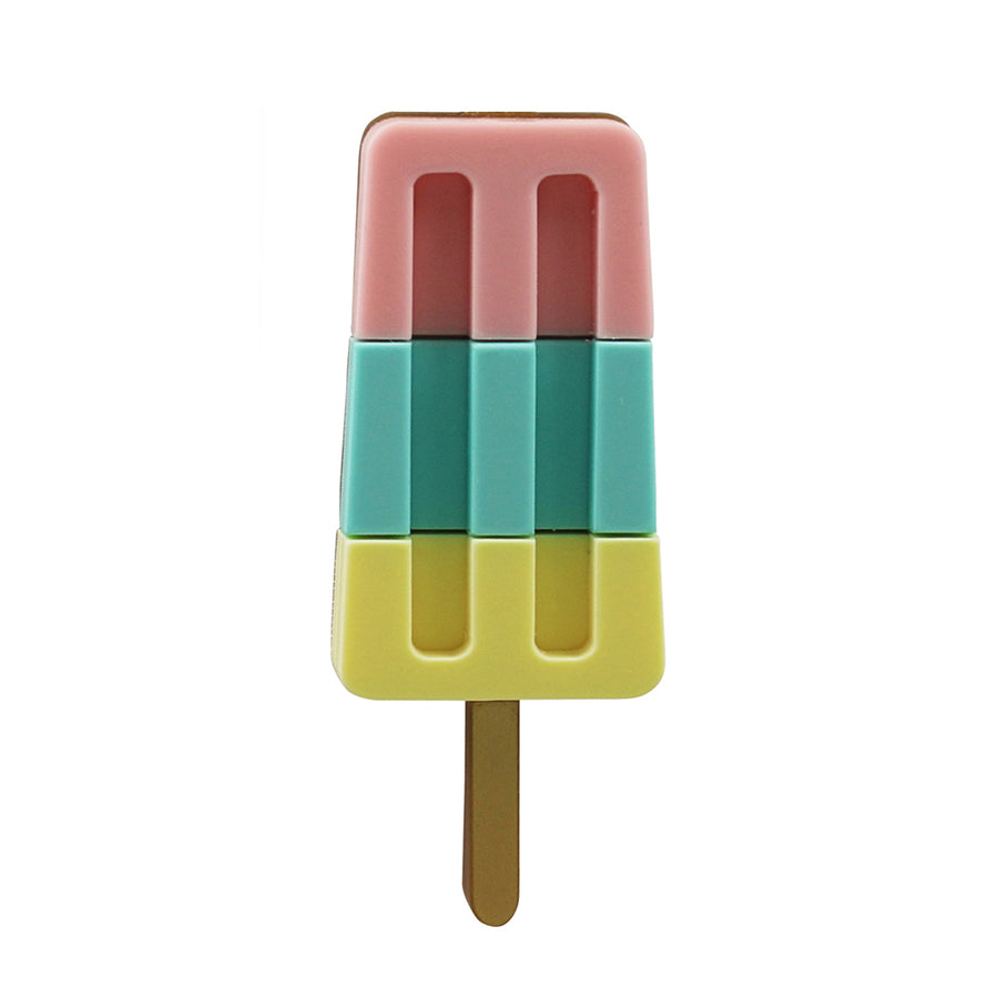 Jennifer Loiselle laser cut acrylic ice lolly statement  brooch 