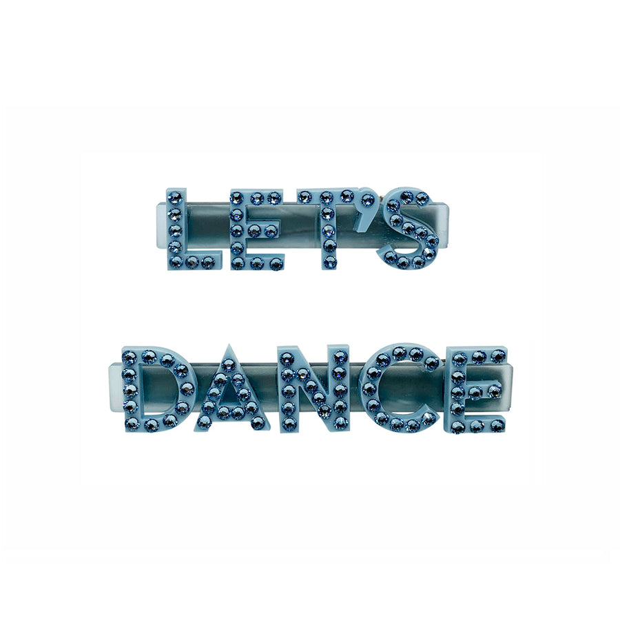 Jennifer Loiselle Let's Dance word hair clips