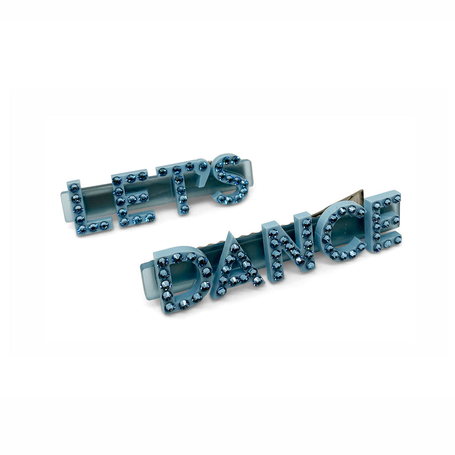 Jennifer Loiselle Let's Dance word hair clips