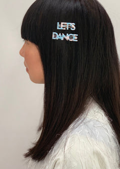 Jennifer Loiselle Let's Dance word hair clips