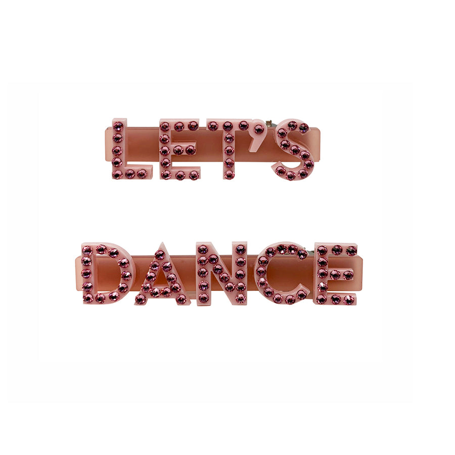 Jennifer Loiselle Let's Dance word hair clips