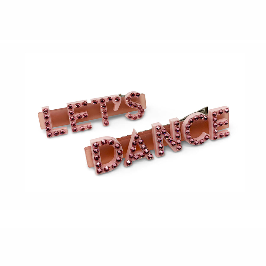 Jennifer Loiselle Let's Dance word hair clips