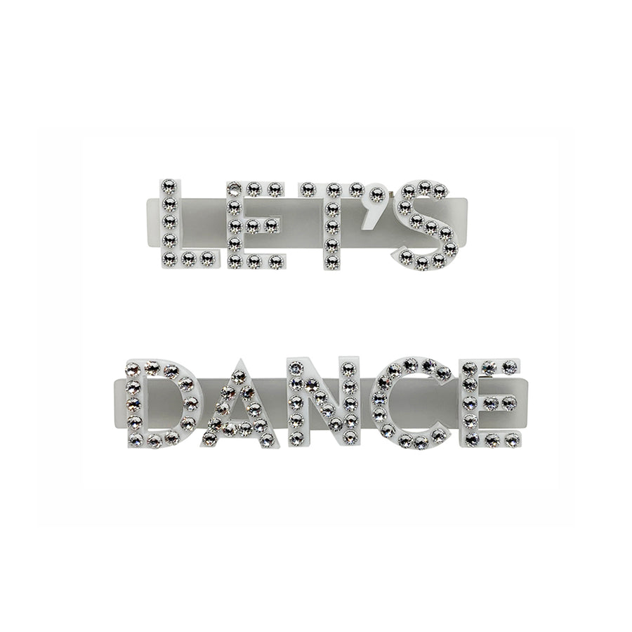 Jennifer Loiselle Let's Dance word hair clips