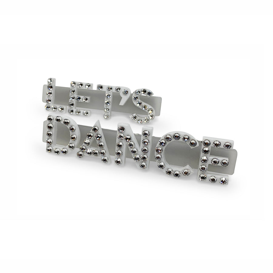 Jennifer Loiselle Let's Dance word hair clips