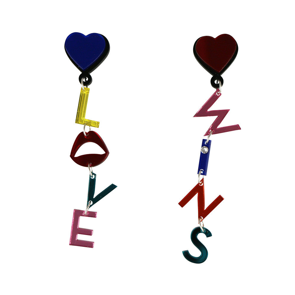 Jennifer Loiselle Love Wins Word Earrings