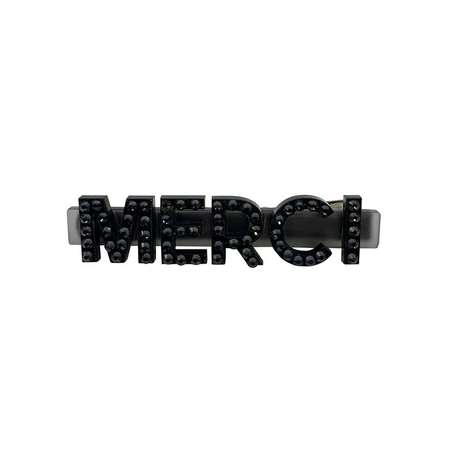 Jennifer Loiselle Merci word Hair Clips