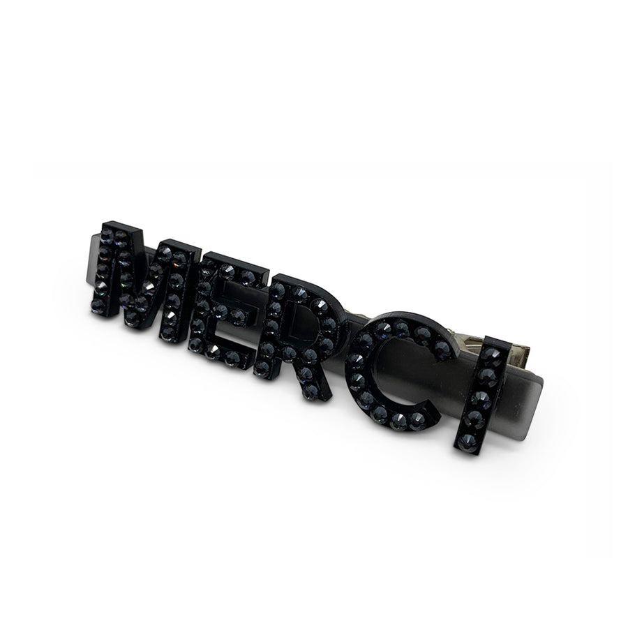 Jennifer Loiselle Merci word Hair Clips