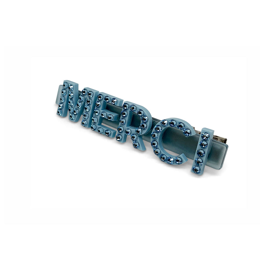 Jennifer Loiselle Merci word Hair Clips