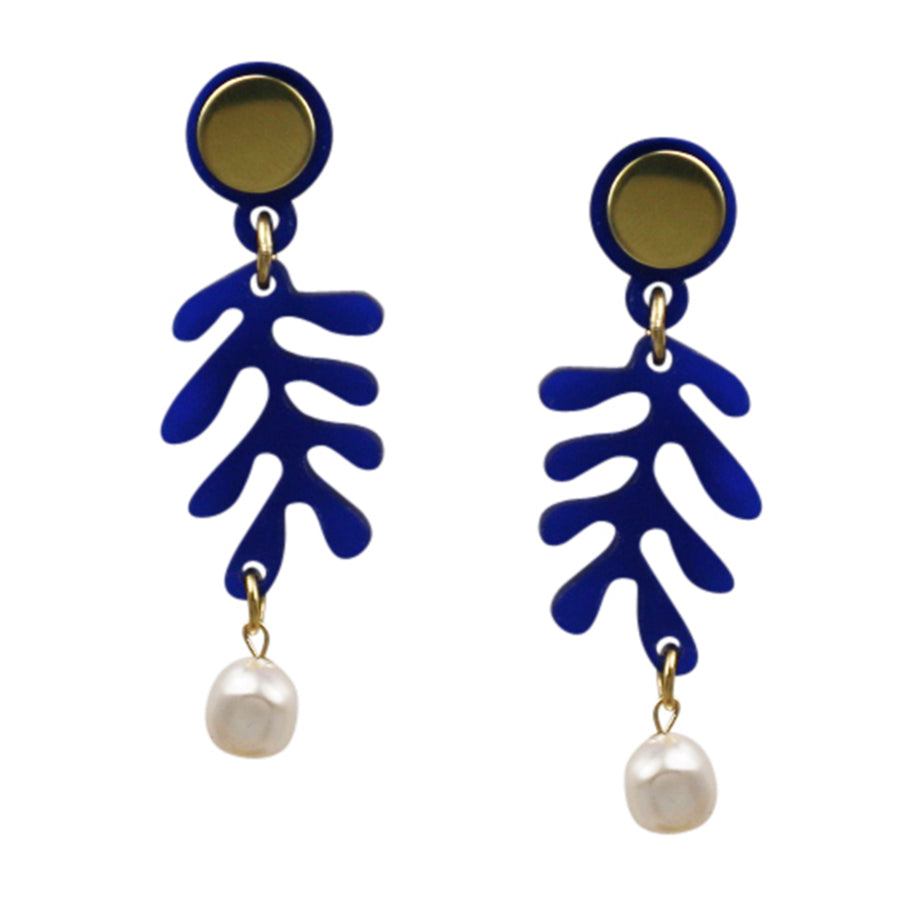 Jennifer Loiselle mini tendril Matisse pearl earrings