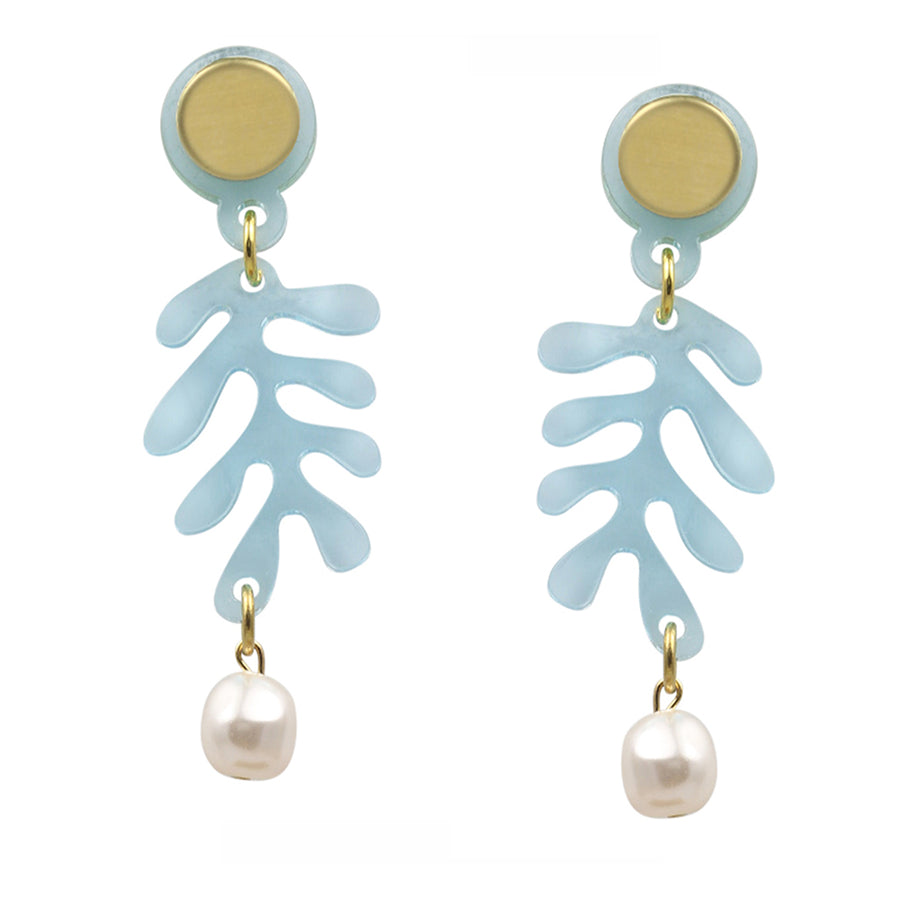 Jennifer Loiselle mini tendril Matisse pearl earrings