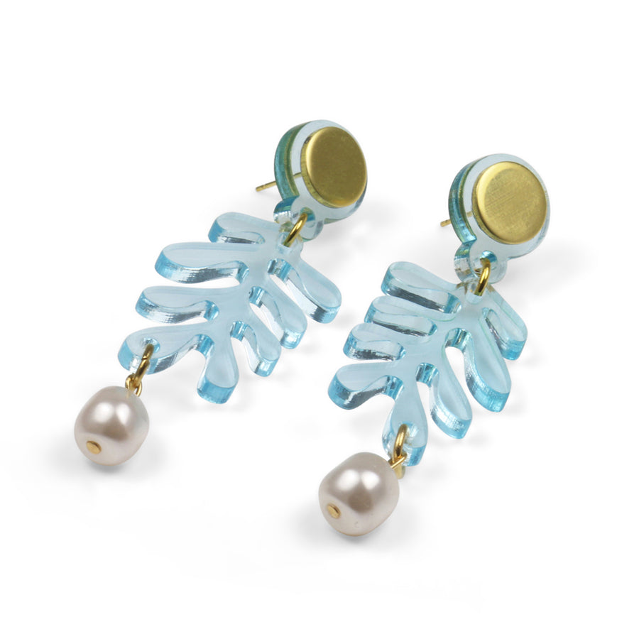 Jennifer Loiselle mini tendril Matisse pearl earrings
