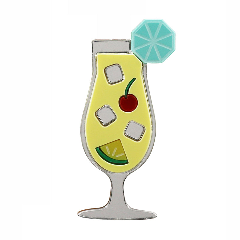 Jennifer Loiselle pina colada cocktail brooch