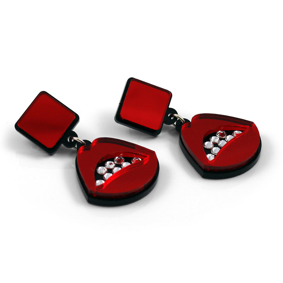Jennifer Loiselle laser cut acrylic lips earrings