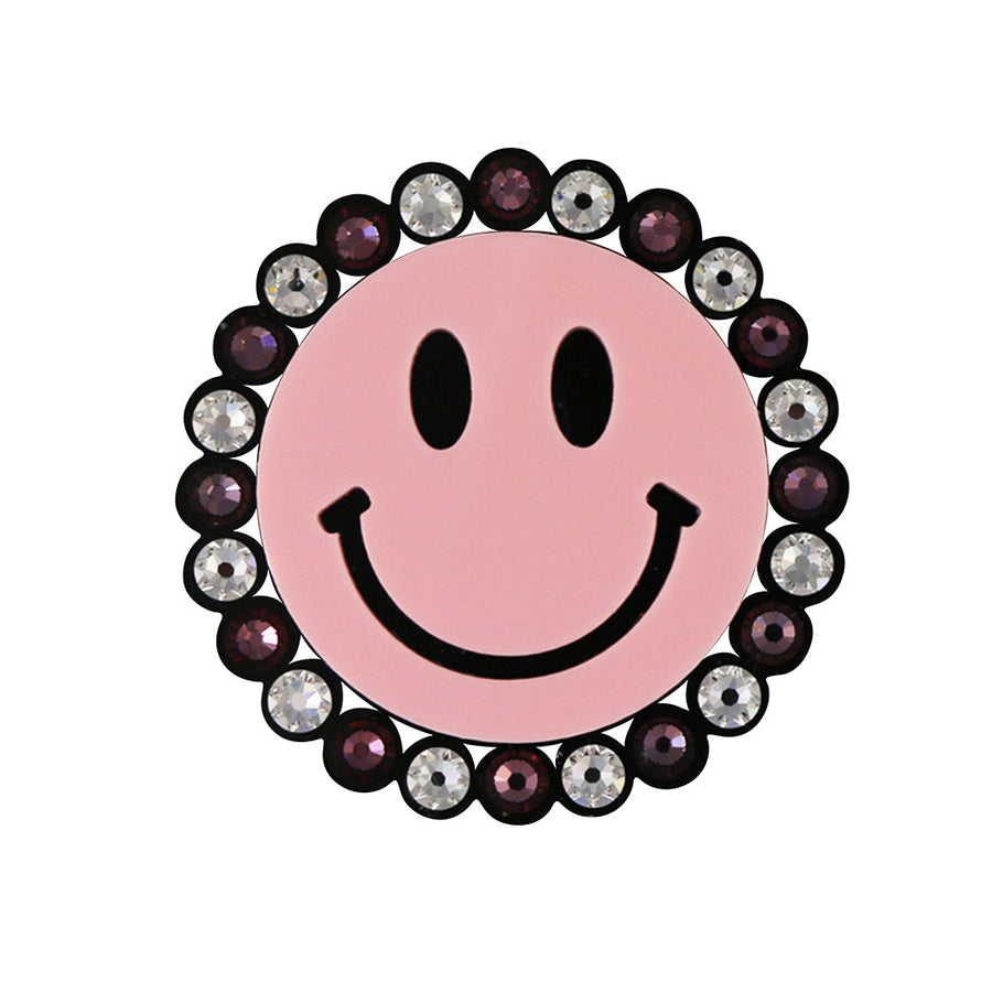 Jennifer Loiselle Smiley Face statement brooch