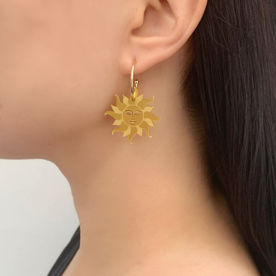 Jennifer Loiselle Eternal Sun Hoop Earrings