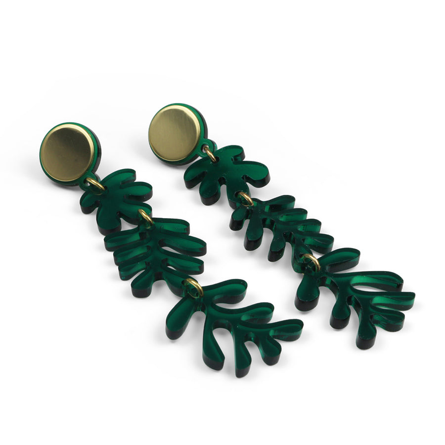 Jennifer Loiselle tendril Matisse earrings