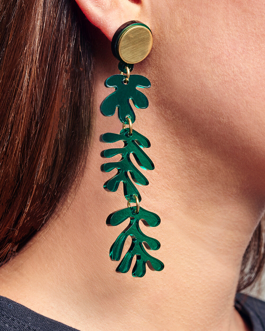 Jennifer Loiselle tendril Matisse earrings