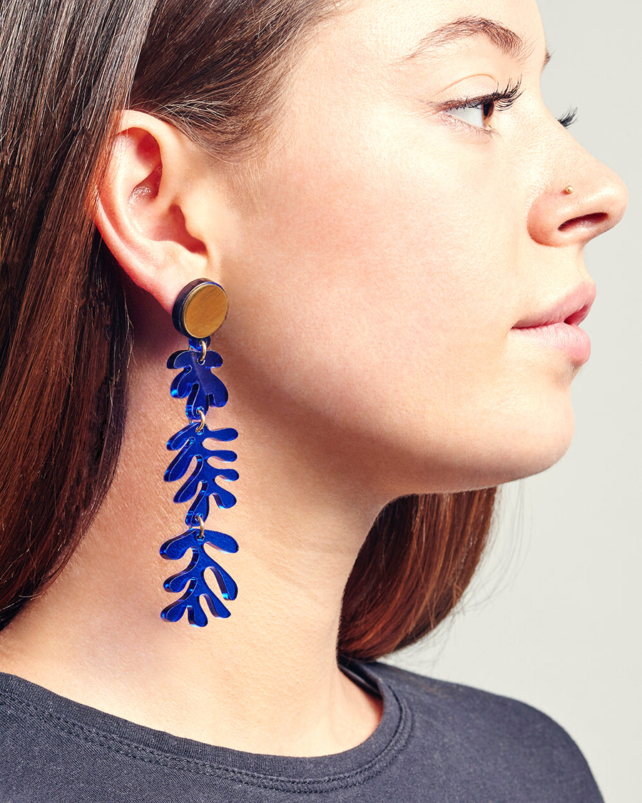 Jennifer Loiselle tendril Matisse earrings