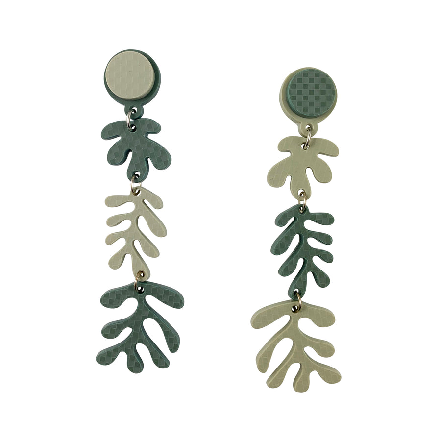 Jennifer Loiselle Matisse cut out acrylic fashion statement earrings
