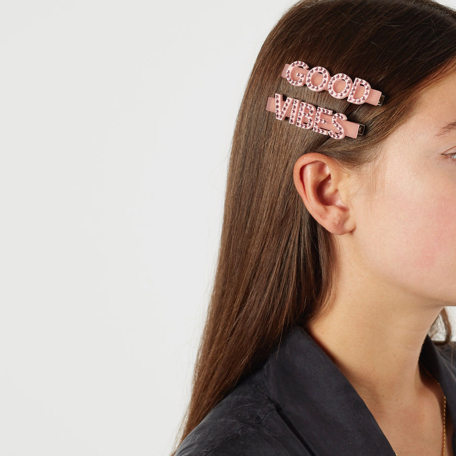 Jennifer Loiselle Good Vibes hair clips