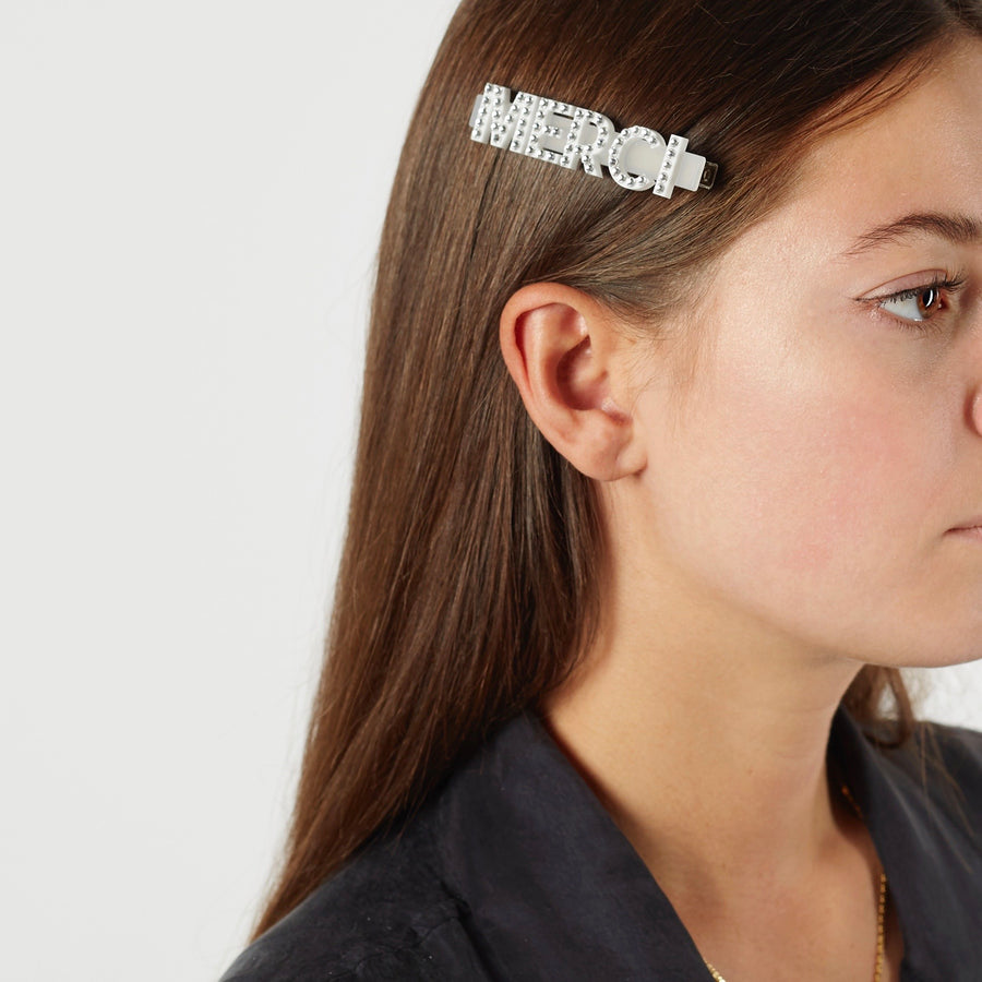 Jennifer Loiselle Merci Swarovski crystal Hair Clips
